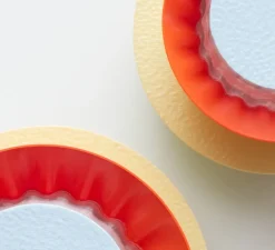 Applique murale, Mina S, orange, jaune, vert, Ø17cm, H17cm - Warren & Laetitia