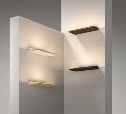 Applique murale, Minus, bronze, LED, 2700K, 2500 lm, L28cm, H12cm - Lumen Center Italia