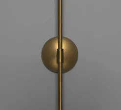 Applique murale, Miron , laiton brossé, L15cm, H75cm - Schwung