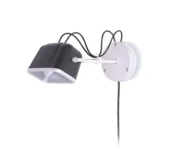 Applique murale, MOB , noir, L28cm, H10cm - SWABDESIGN