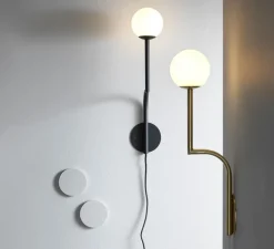 Applique murale, Mobil 46, laiton, encastrée, L15cm, H45cm - PHOLC