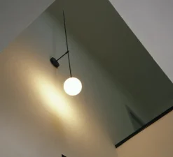 Applique murale, Mobile Chandelier 10, noir, LED, dim, 2700K, 800 lm, Ø15cm, H193cm - Anastassiades Studio