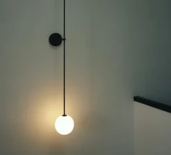 Applique murale, Mobile Chandelier 10, noir, LED, dim, 2700K, 800 lm, Ø15cm, H193cm - Anastassiades Studio