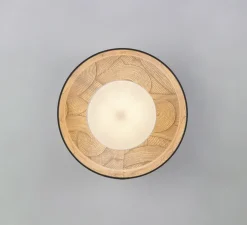 Applique murale, Mokuzaï, noir, Ø38cm, H23cm - Market Set