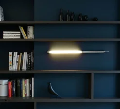 Applique murale, Mondrian 70, inox, IP66, LED, 2700K, 350 lm, Ø6cm, H62,9cm - Sammode