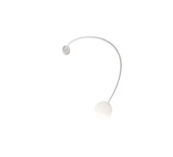 Applique murale, Moony, blanc, L15cm, H25cm - Karman