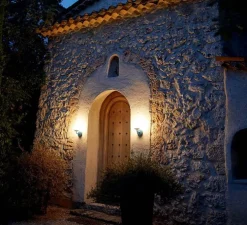 Applique murale, Mooon!, bleu acapulco, IP54, LED, dim, 2700K à 6000K, 400 lm, L15cm, H25,4cm - Fermob