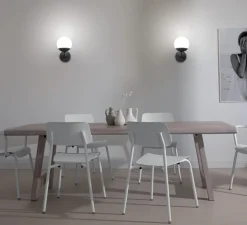 Applique murale, Mooon, carbone, IP54, LED, dim, 2700K à 6000K, 400 lm, L15cm, H25,4cm - Fermob