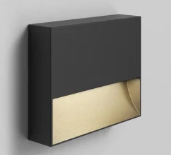 Applique murale, Mori 140, noir texturé, IP65, LED, 3000K, 122 lm, L14cm, H11,3cm - Astro