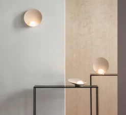 Applique murale, Musa Mural, rose, LED, dim, 2700K, 449 lm, L26cm, H26cm - Vibia