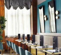 Applique murale, MUSE, laiton, noir, Ø15cm, P14cm, IP40 - Tooy