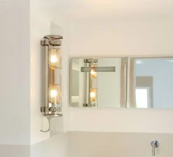 Applique murale, Musset GR, argent, IP68, L51,9cm, H12,3cm - sammode