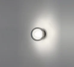 Applique murale, NABILA-552.41, chrome, noir, Ø12cm, P13m - Tooy