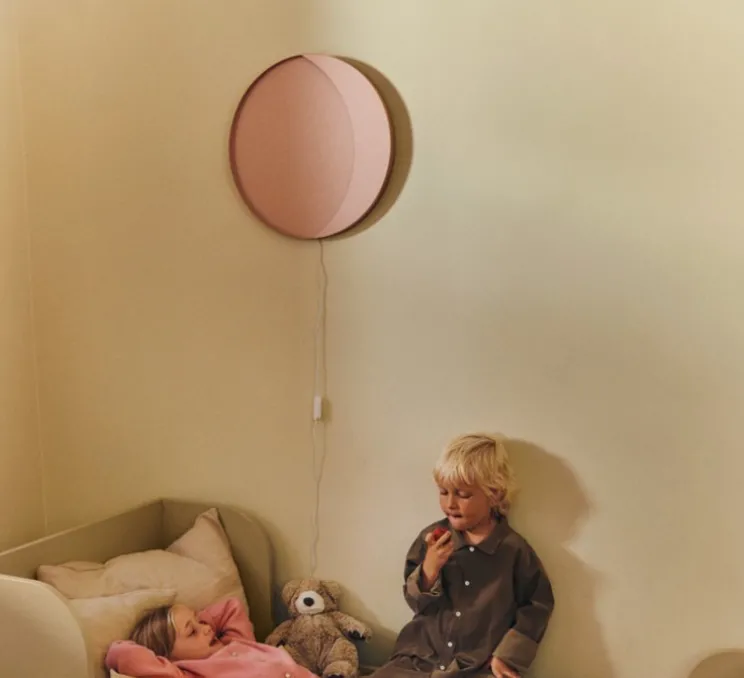 Applique murale, Neba, Rose, LED, dim, 2500K, 350 lm, Ø45,5cm, H3cm-Ferm Living