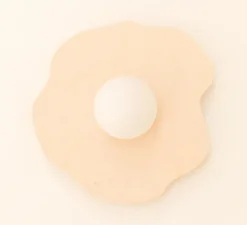 Applique murale, Nenuphar S, bois naturel, L37cm, H36cm - Little Anana