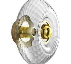 Applique murale, New Grace, transparent, 2700K, 700lm, L28cm, H28cm - Elements lighting