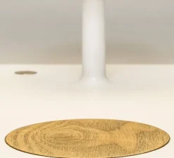 Applique murale, NIKO-GAUCHE, bois, blanc, LED, 3000K, 500lm, L30cm, H22cm - Faro