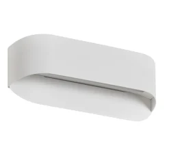 Applique murale, Nora, blanc mat, LED, 3000K, 750 lm, L30cm, H12,5cm - MDC