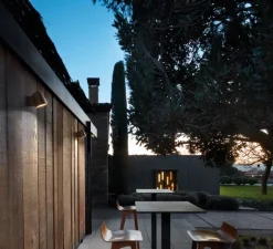 Applique murale, Nut A/01 Outdoor, terracotta, IP66, LED, dim, 2700K, 950 lm, Ø15,5cm, H13,5cm - Bover