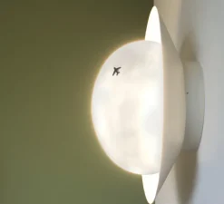 Applique murale, Nuvole Rapide, beige, LED, dim, 3000K, 2350 lm, Ø36cm, H22cm - OliveLab