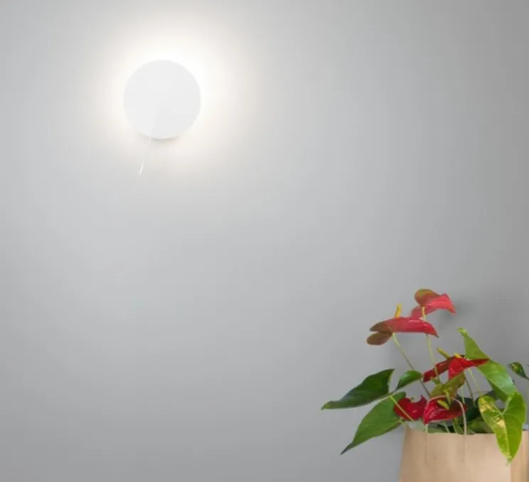 Applique murale, Obs, blanc, LED, dim, 2700K, 1247 lm, L20cm, H29,5cm - Estiluz