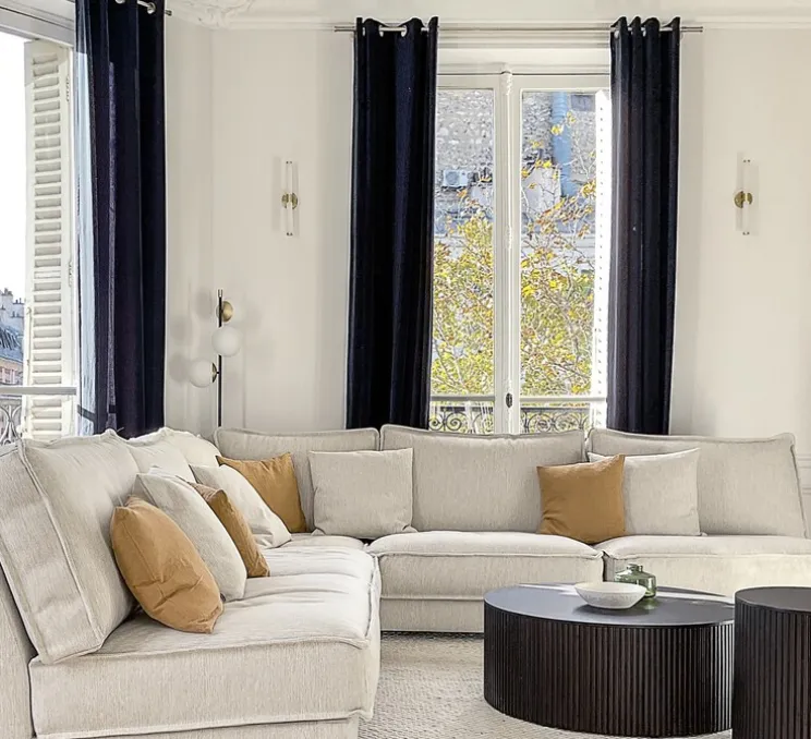 Applique murale, Odyssey Medium, opalin et laiton, L10,5cm, H30,5cm - Schwung