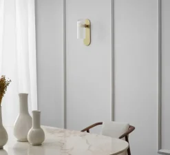 Applique murale, Odyssey Paris, laiton, L10,5cm, H30,5cm - Schwung