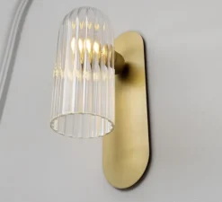 Applique murale, Odyssey Paris, laiton, L10,5cm, H30,5cm - Schwung