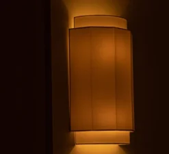 Applique murale, Okla, écru coton, L24cm, H38cm - Simone & Marcel