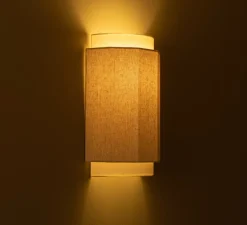 Applique murale, Okla, lin, L24cm, H38cm - Simone & Marcel