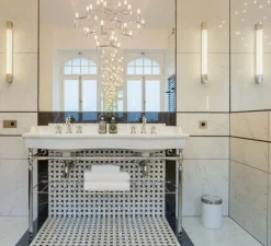 Applique murale, Omega 200, chrome, L4cm, H100,5cm - Decor Walther