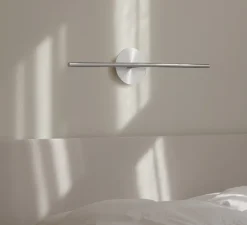 Applique murale, Omni Wall, acier brossé, LED, dim, 2700K, 1000 lm, L74cm, H16,6cm - Umage