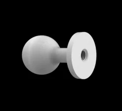 Applique murale, One + Knob, gris, LED, dim, 2700K, 245 lm, L11,7cm, H5cm - Tonone