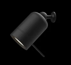 Applique murale, One + Knob, noir, LED, dim, 2700K, 245 lm, L11,7cm, H5cm - Tonone