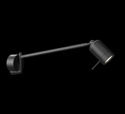 Applique murale, One + Wall, noir, LED, dim, 2700K, 245 lm, L36cm, H7cm - Tonone