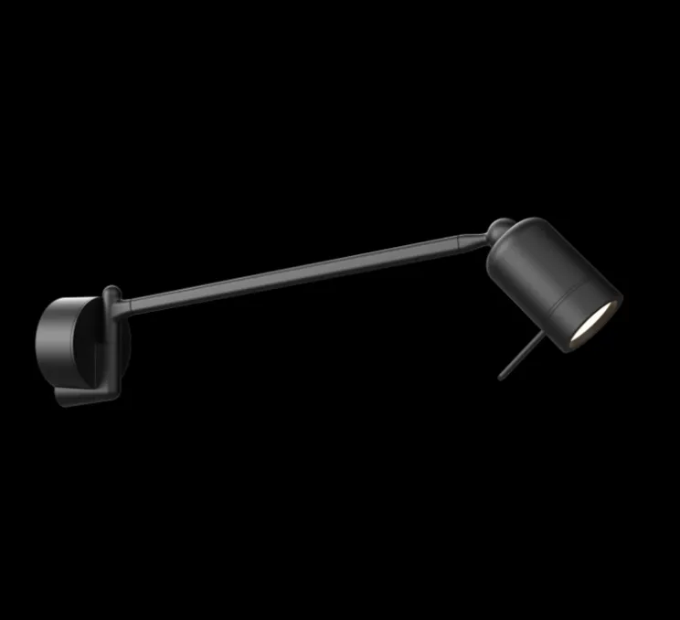 Applique murale, One + Wall, noir, LED, dim, 2700K, 245 lm, L36cm, H7cm - Tonone