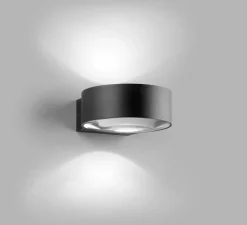 Applique murale, Orbit W2, noir, IP54, LED, dim, 2700K, 2160 lm, L15cm, H5,5cm - Light Point