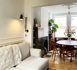 Applique murale, ORIGINAL 1227 BRASS, noir, LED, Ø15cm, H60cm - ANGLEPOISE