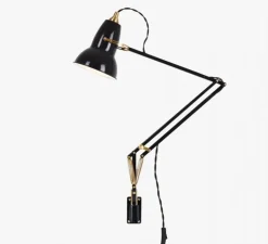 Applique murale, ORIGINAL 1227 BRASS, noir, LED, Ø15cm, H60cm - ANGLEPOISE
