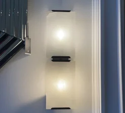 Applique murale, Ortiz, bronze, albâtre, L16cm, H51,5cm - Eichholtz