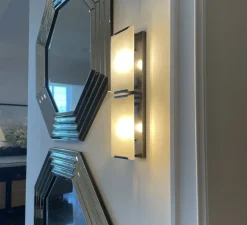 Applique murale, Ortiz, bronze, albâtre, L16cm, H51,5cm - Eichholtz