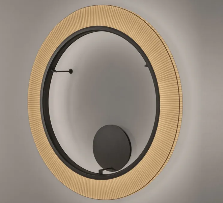 Applique murale ou plafonnier, Roda PF/120, crème, LED, dim, 2700K, 2160 lm, Ø120cm, H9,5-18cm - Bover