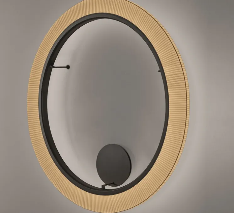 Applique murale ou plafonnier, Roda PF/150, crème, LED, dim, 2700K, 2910 lm, Ø150cm, H9,5-18cm - Bover