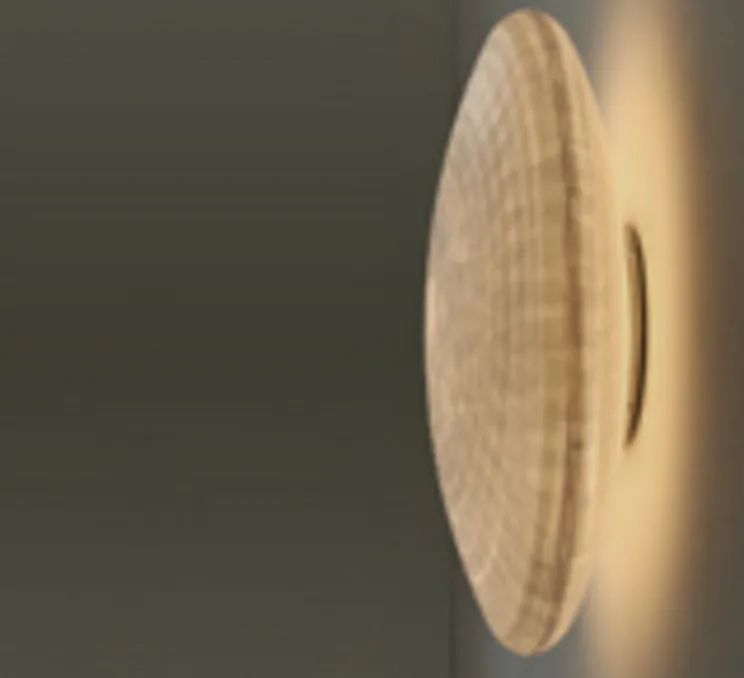 Applique murale ou plafonnier, ZEN PM, blanc, 2700K, 800lm, H12,5cm, Ø45cm - Celine-Wright