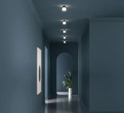 Applique murale ou plafonnier, NABILA-552.42, laiton, noir, Ø16cm, P17m - Tooy