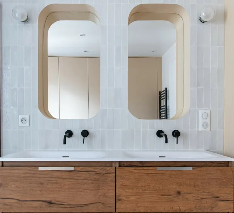 Applique murale ou plafonnier, NABILA-552.41, laiton, noir, Ø12cm, P13m - Tooy