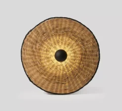 Applique murale ou plafonnier, Costas 600 P140, noir mat, Ø60cm, H14cm - Faro