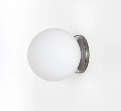 Applique murale, Pallina, noir, Ø12cm, H13cm, LED, 2700K, 470lm - Fontana Arte