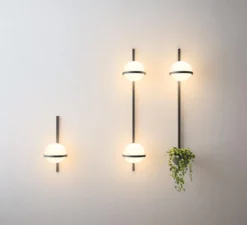 Applique murale, Palma 3714, graphite, LED, 2700K, 576lm, L22cm, H114cm - Vibia