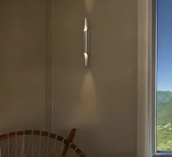 Applique murale, pan 38, aluminium, L3,8cm, H32cm - lyfa